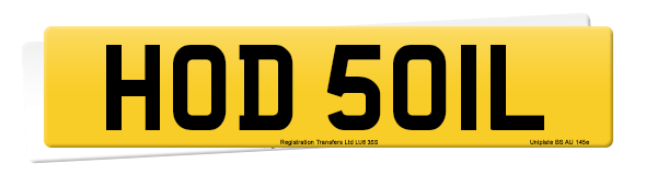 Registration number HOD 501L